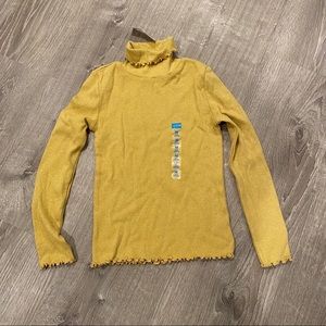 ⭐️ 5/$25 Children’s Place girl’s sparkly gold 7/8 NWT